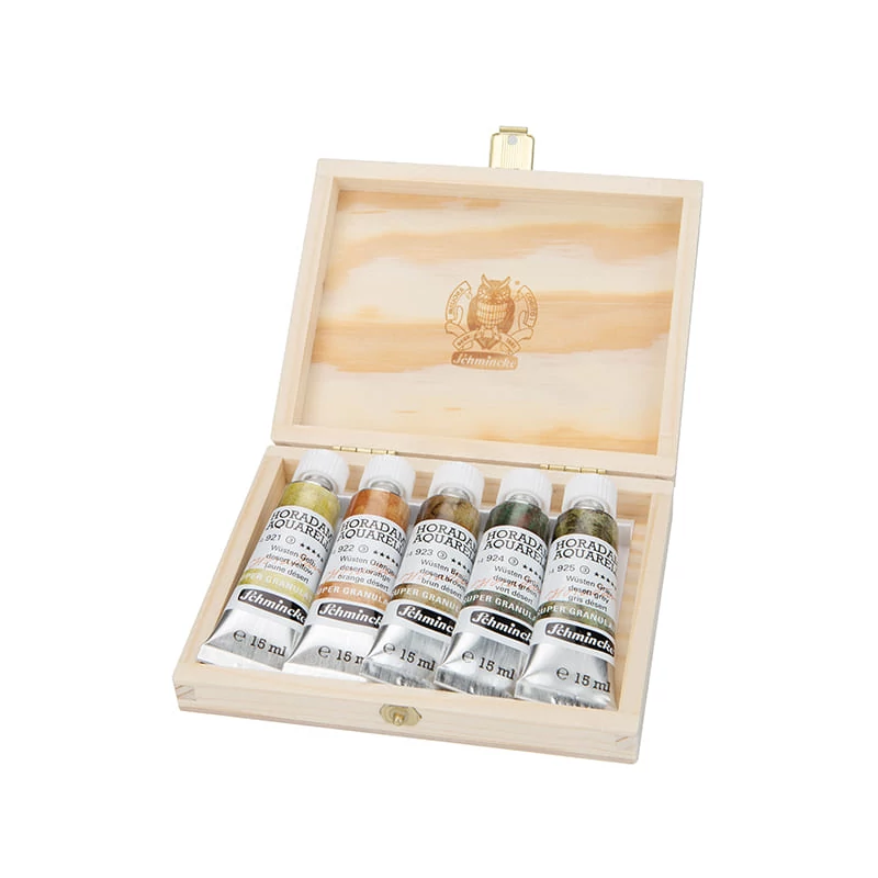 Akvarelová farba Schmincke Horadam, super granulačná - 5x15 ml, Desert