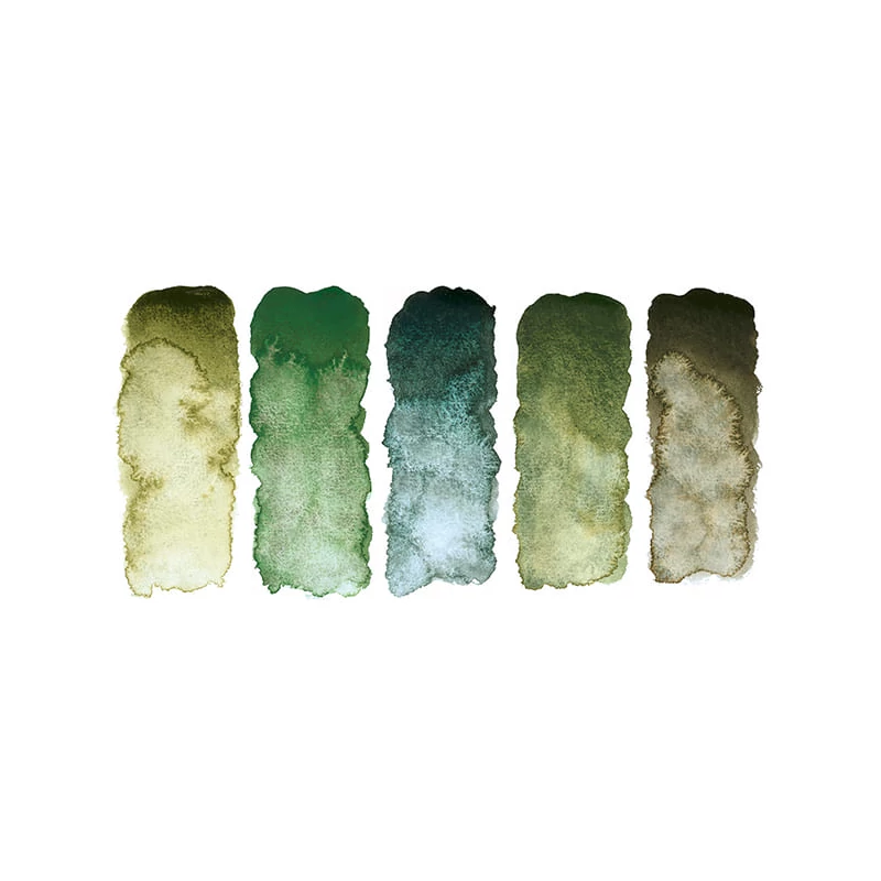 Akvarelová farba Schmincke Horadam, super granulačná - 5x15 ml, Forest