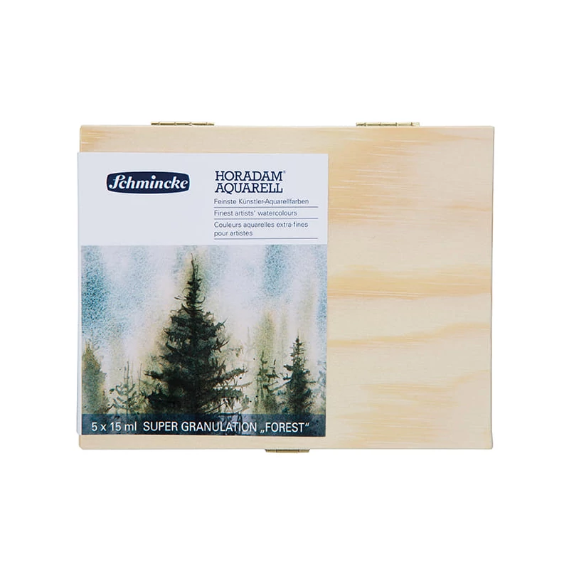 Akvarelová farba Schmincke Horadam, super granulačná - 5x15 ml, Forest