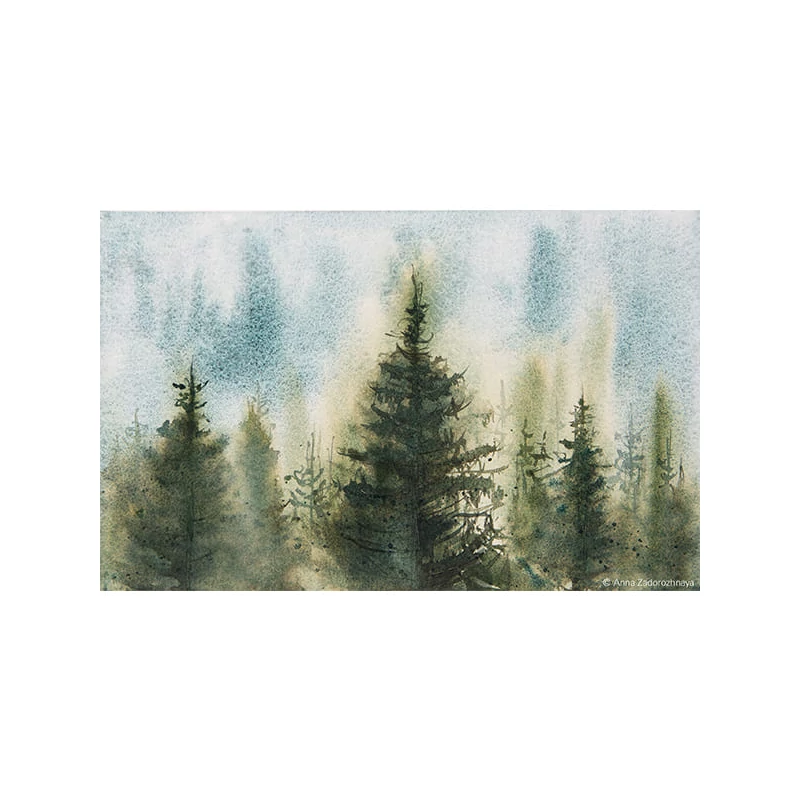 Akvarelová farba Schmincke Horadam, super granulačná - 5x15 ml, Forest