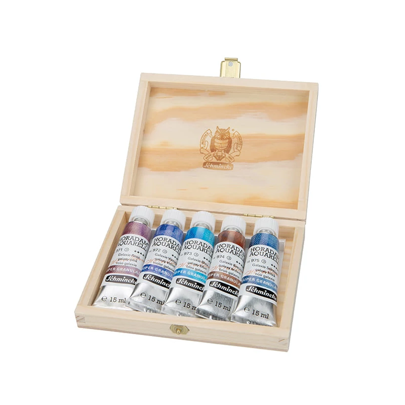 Akvarelová farba Schmincke Horadam, super granulačná - 5x15 ml, Galaxy