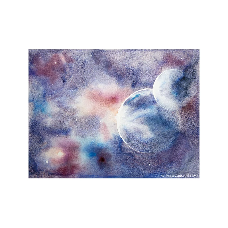 Akvarelová farba Schmincke Horadam, super granulačná - 5x15 ml, Galaxy