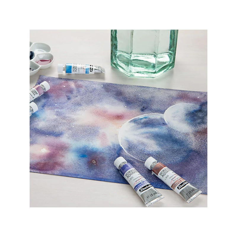 Akvarelová farba Schmincke Horadam, super granulačná - 5x15 ml, Galaxy