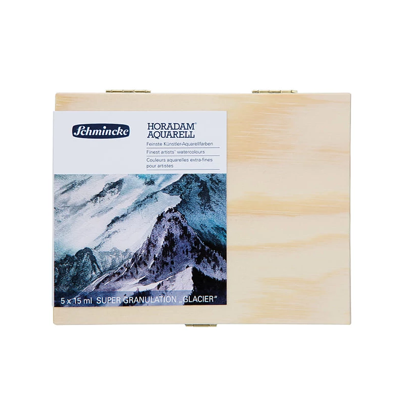 Akvarelová farba Schmincke Horadam, super granulačná - 5x15 ml, Glacier