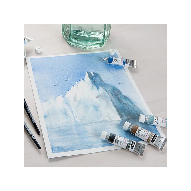 Akvarelová farba Schmincke Horadam, super granulačná - 5x15 ml, Glacier