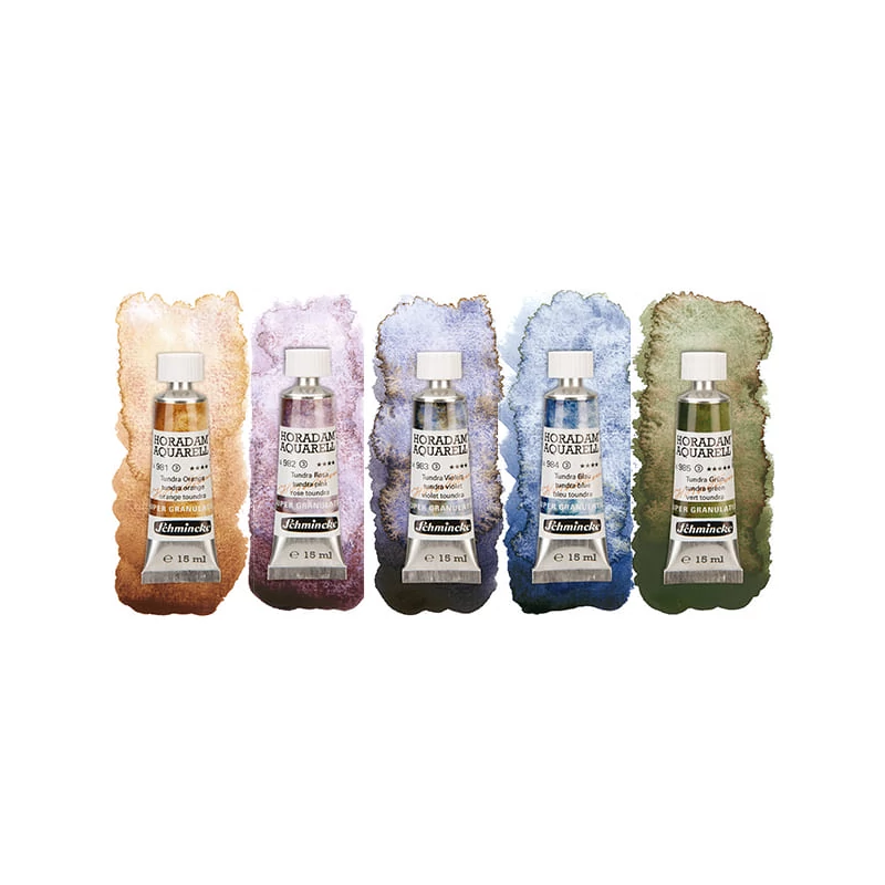 Akvarelová farba Schmincke Horadam, super granulačná - 5x15 ml, Tundra
