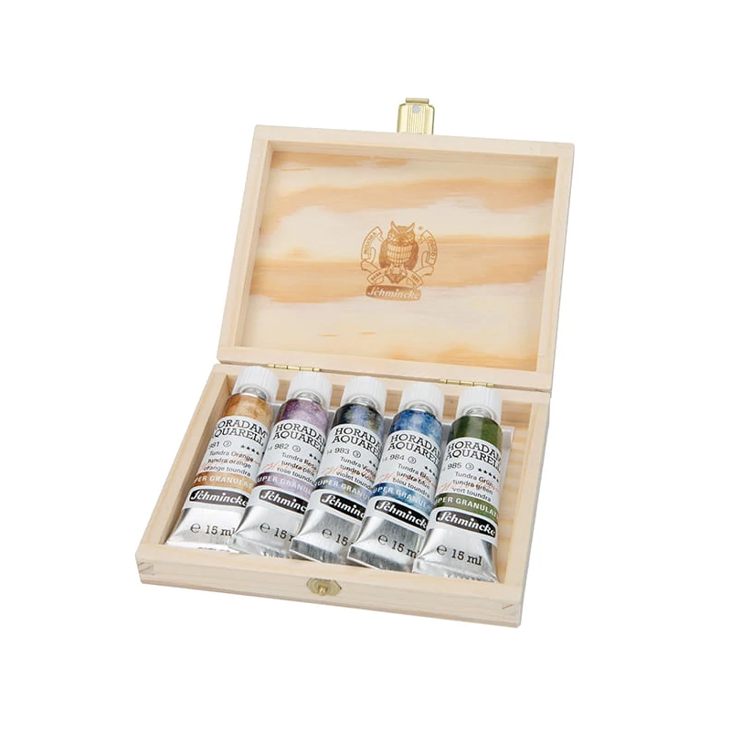Akvarelová farba Schmincke Horadam, super granulačná - 5x15 ml, Tundra