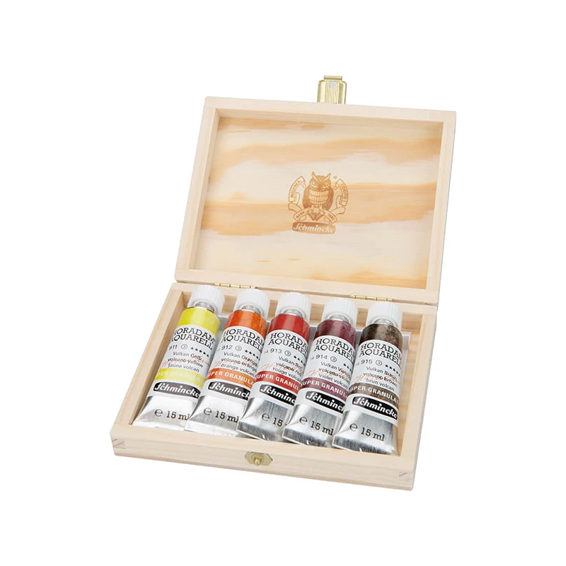 Akvarelová farba Schmincke Horadam, super granulačná - 5x15 ml, Volcano