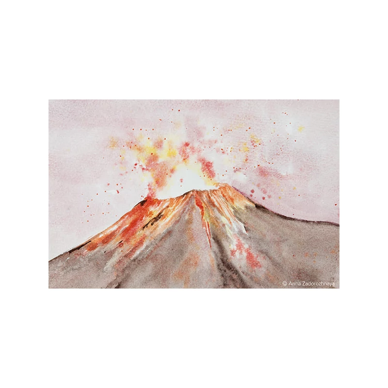 Akvarelová farba Schmincke Horadam, super granulačná - 5x15 ml, Volcano