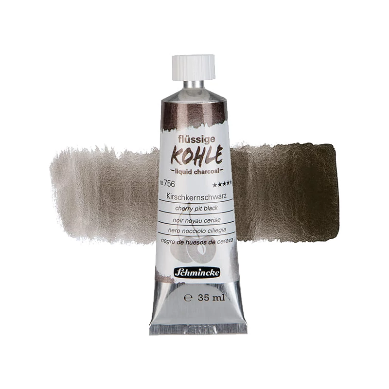 tekuté uhlie, 35 ml - 18756, cherry pit black