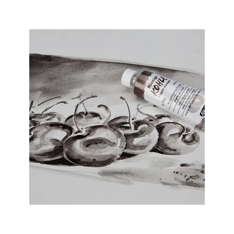  tekuté uhlie, 35 ml - 18756, cherry pit black
