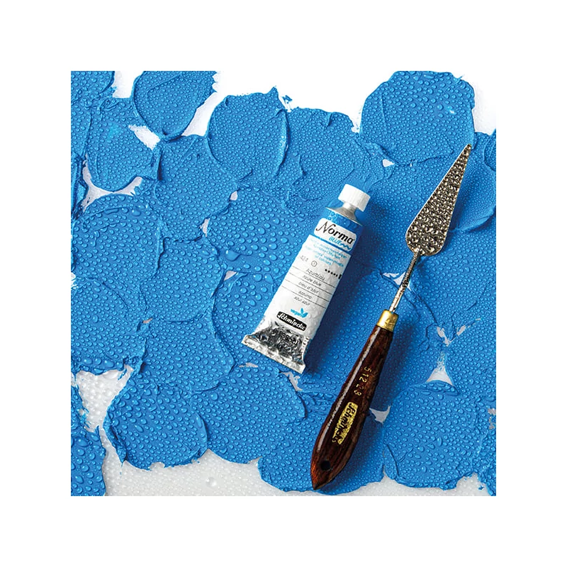 Vegánska olejová farba na vodnej báze Schmincke Norma Blue, 35 ml - 114, titanium white