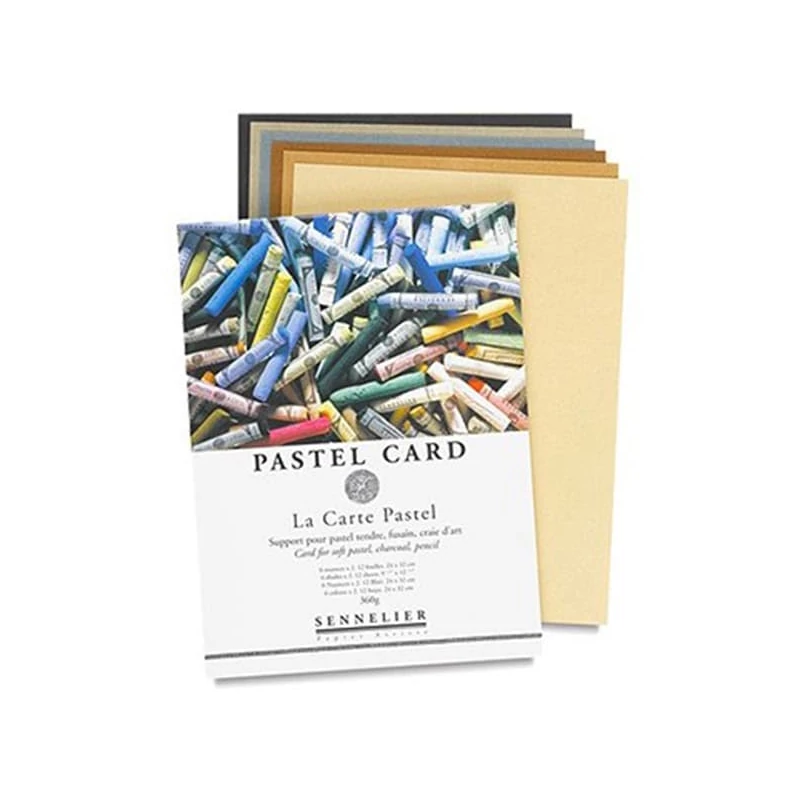 Pastelový papierový blok Sennelier Card, 360 g, 30x40 cm, 12 listov