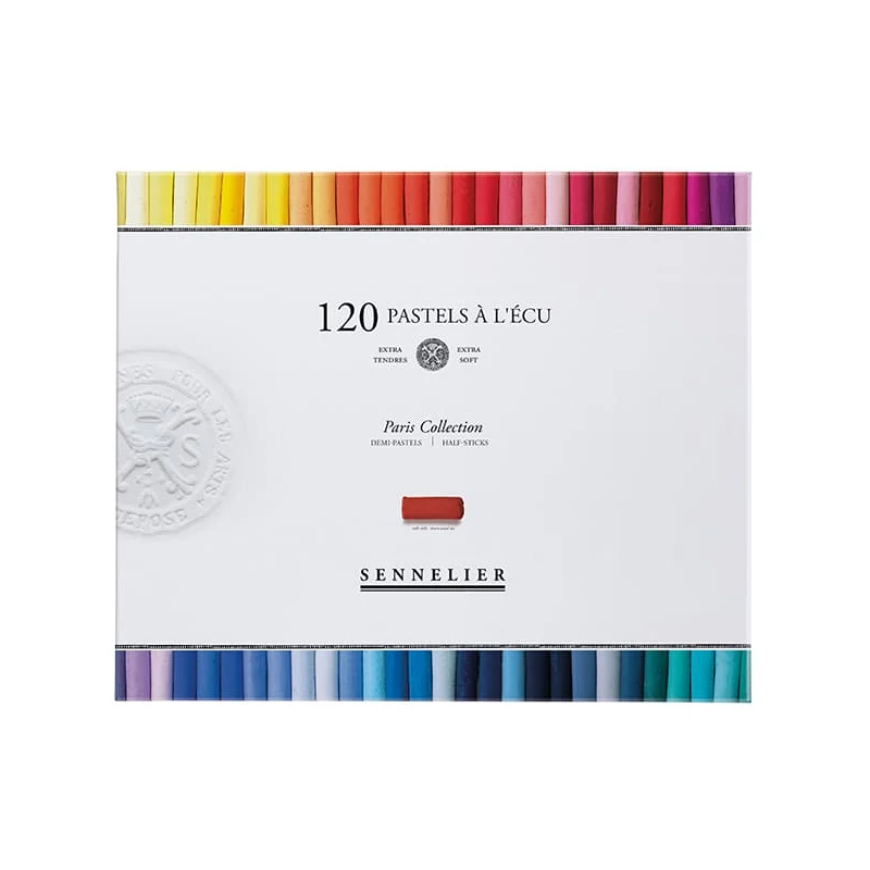 Sada suchých pastelov Sennelier - 120x1/2 ks, Paríž