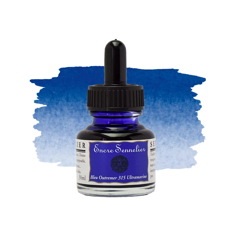 Kresliaci tuš Sennelier, 30 ml - 315, ultramarine blue