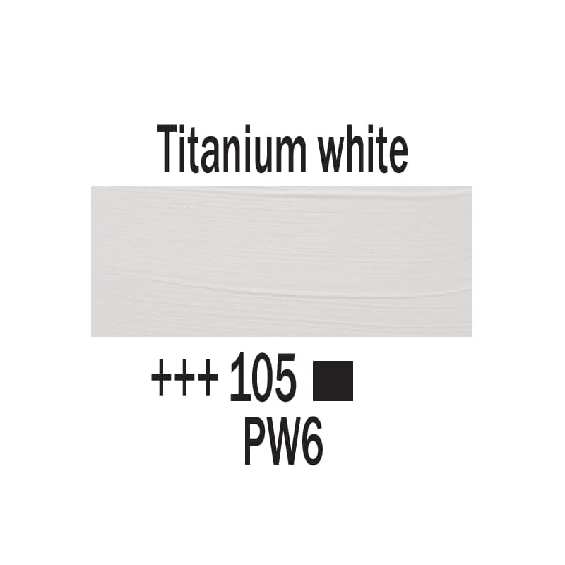 Akrylová farba Talens Amsterdam, 250 ml - 105, titanium white