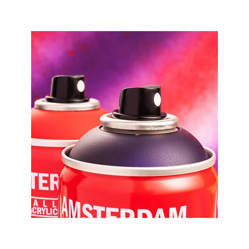 Akrylová farba v spreji na vodnej báze Talens Amsterdam, 400 ml - 745, black transparent