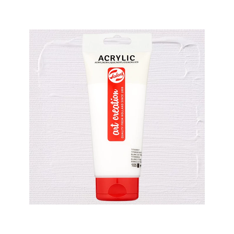 Akrylová farba Talens Art Creation, 200 ml - 105, Titanium white