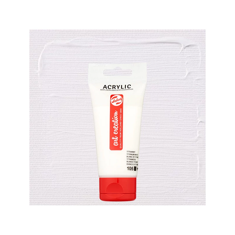 Akrylová farba Talens Art Creation, 75 ml - 105, Titanium white