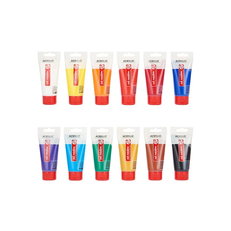 Sada akrylových farieb Talens Art Creation - 12x75 ml