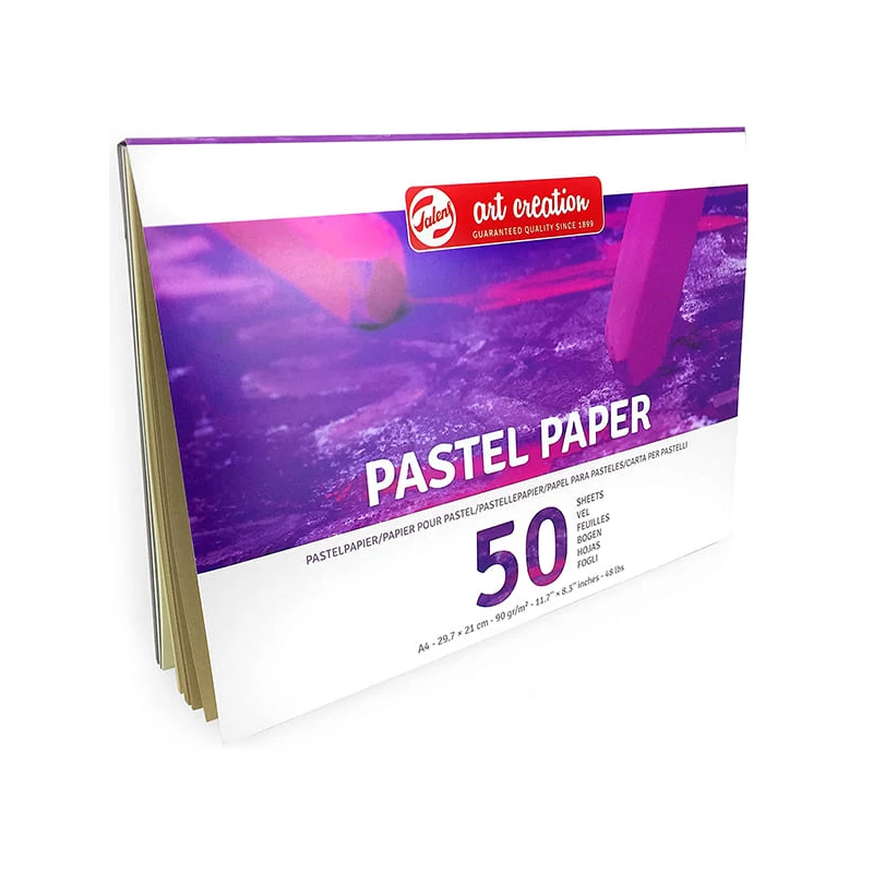 Pastelový papierový blok Talens Art Creation, 90 g, 50 listov - A4, farebný