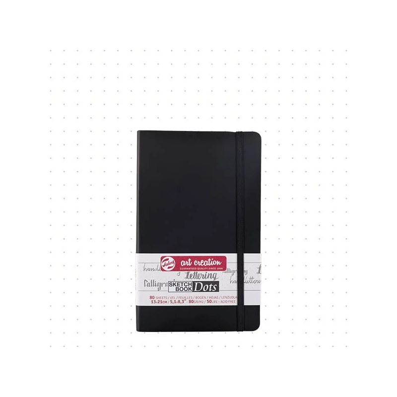 Bodkovaný zápisník Talens Art Creation Sketch Book Dots, 80 g - 13x21 cm