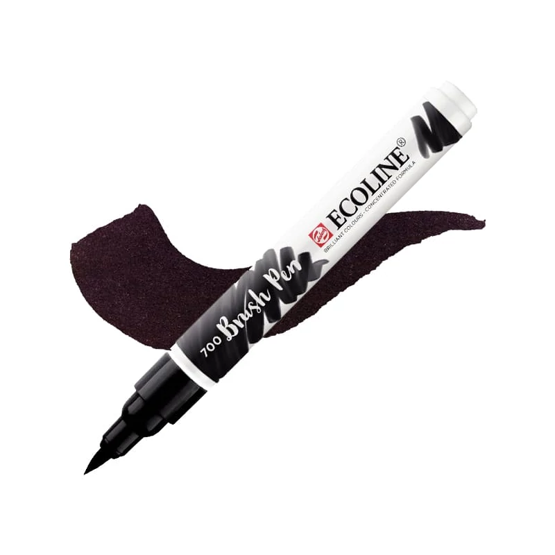 Akvarelový popisovač Talens Ecoline Brush Pen - 700, black