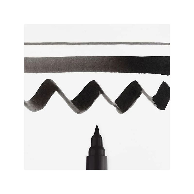 Akvarelový popisovač Talens Ecoline Brush Pen - 700, black