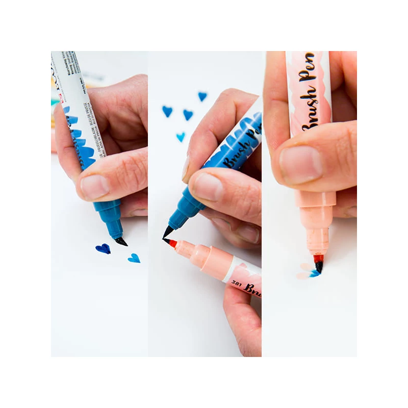 Akvarelový popisovač Talens Ecoline Brush Pen - 700, black