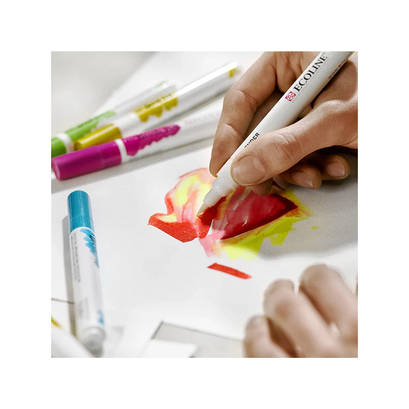 Sada akvarelových popisovačov Talens Ecoline Brush Pen - 10 ks, Pastel