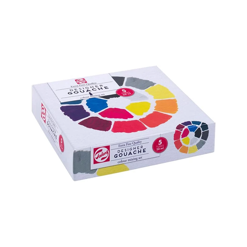 Sada gvašových farieb Talens Extra Fine - 5x20 ml, mixing set
