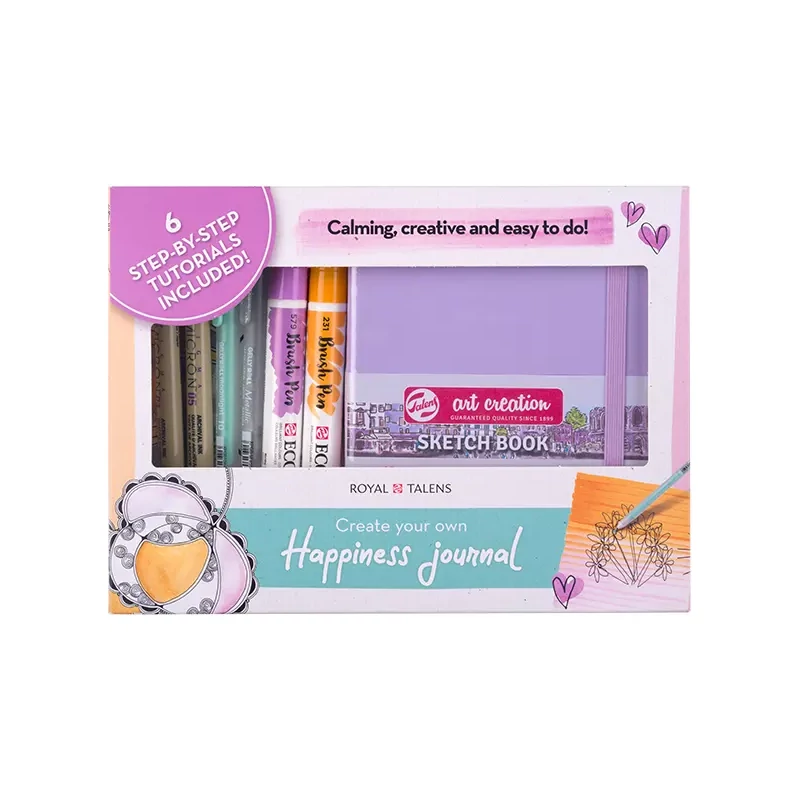 Talens Art Creation Happiness Journal sada na kreslenie, 7 ks