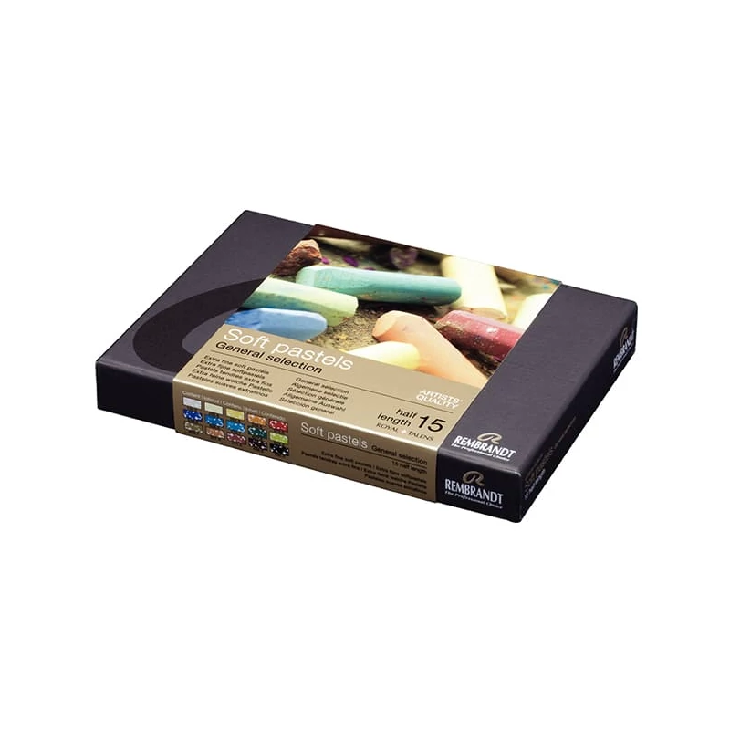 Sada suchých pastelov Rembrandt - 15 ks x 1/2
