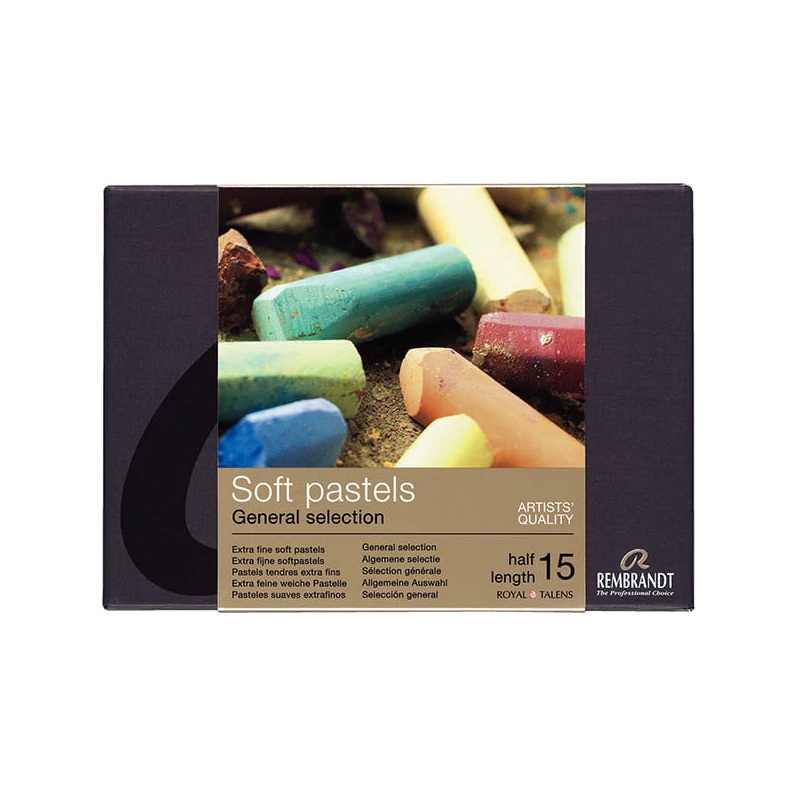 Sada suchých pastelov Rembrandt - 15 ks x 1/2