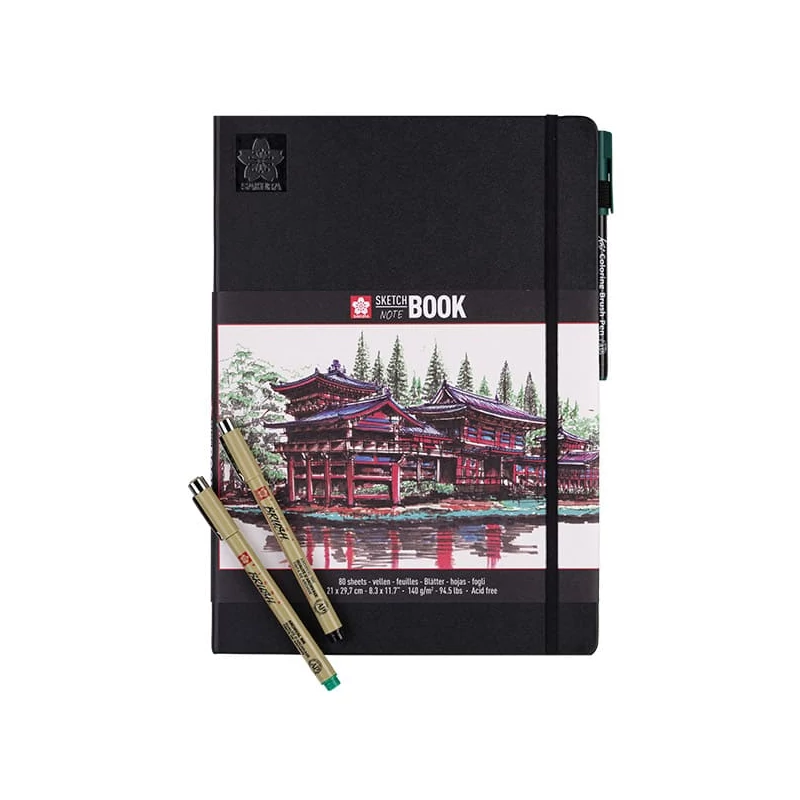 Zápisník a skicár Sakura Sketch/note book, krémový papier - A4