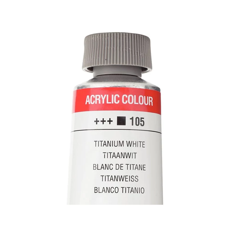 Akrylová farba Talens Van Gogh, 40 ml - 105, titanium white
