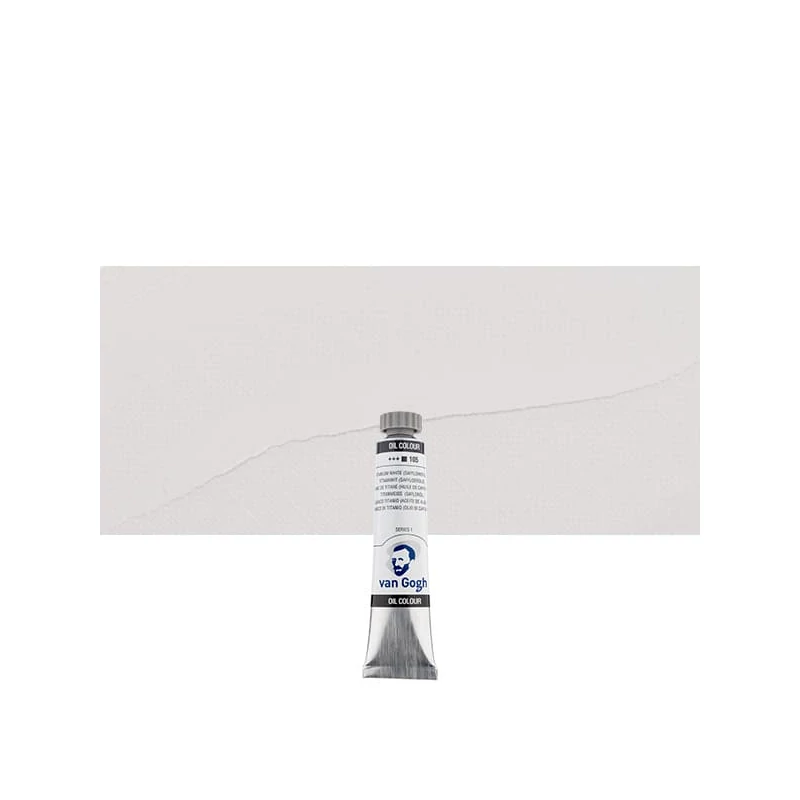 Olejová farba Talens Van Gogh, 20 ml - 105, titanium white