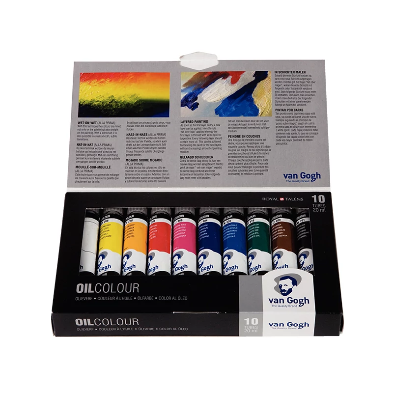Sada olejových farieb Talens Van Gogh - 10x20 ml