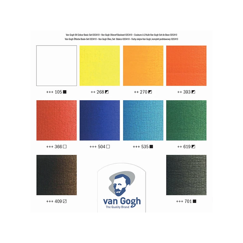 Sada olejových farieb Talens Van Gogh - 10x20 ml