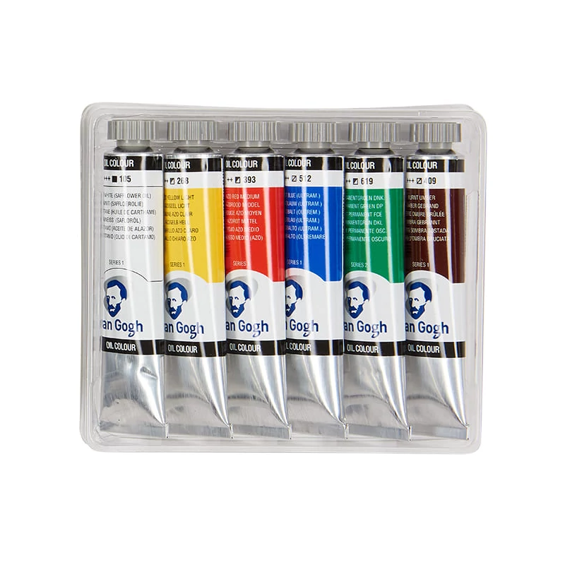 Sada olejových farieb Talens Van Gogh - 6x20 ml