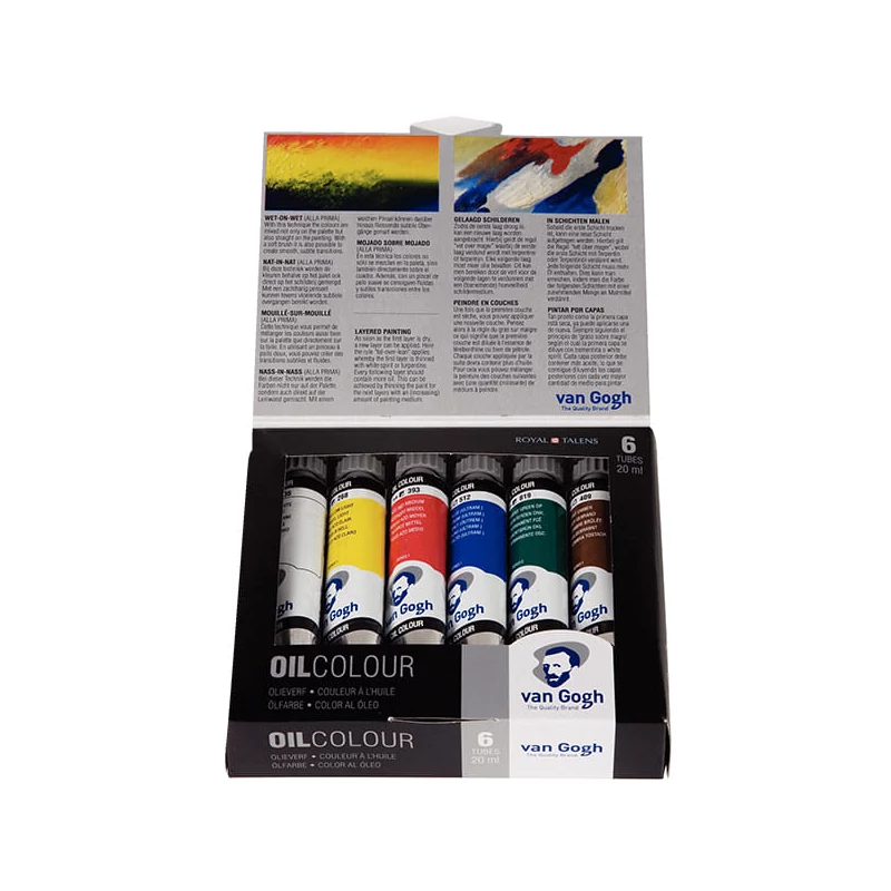 Sada olejových farieb Talens Van Gogh - 6x20 ml