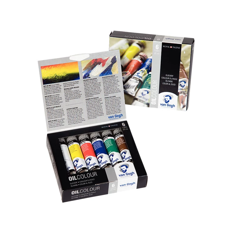Sada olejových farieb Talens Van Gogh - 6x20 ml