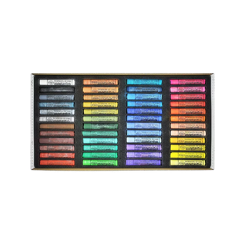 Extra jemný suchý pastel v sade Toison d'Or 8550 a - 48 ks