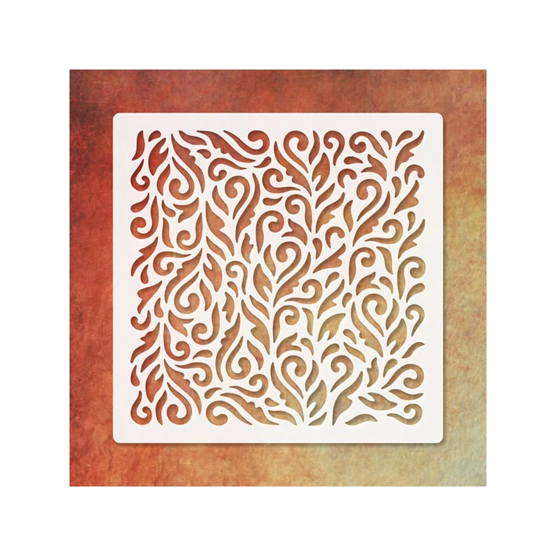 Textúrovacia 3D šablóna, 9,5x9,5 cm - 009