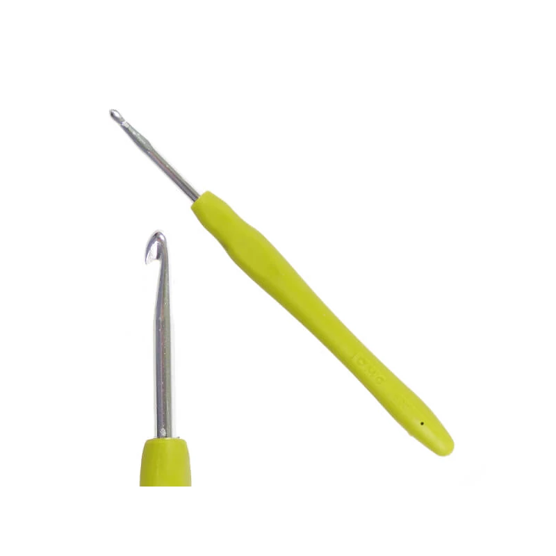 Háčik na háčkovanie na priadzu s ergonomickou silikónovou rukoväťou, DMC - 5 mm