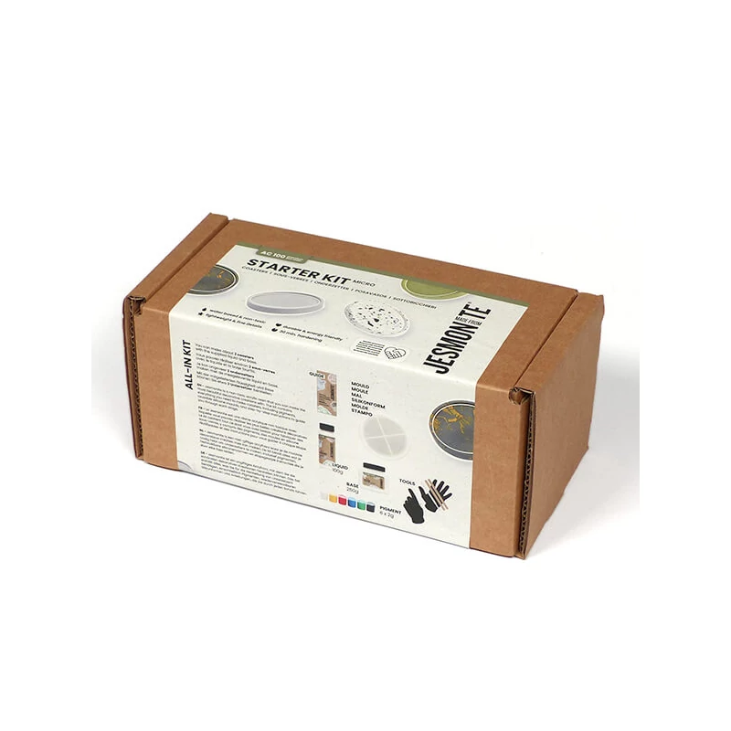 Sada akrylátových živíc Jesmonite Starter Kit - okrúhla podložka, Micro-1