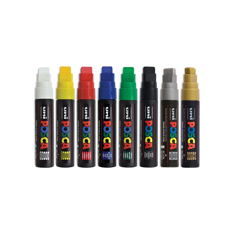 Popisovač UNI POSCA PC-17K, 15 mm - 1, biely