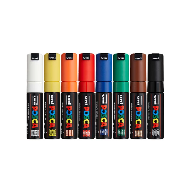 Popisovač UNI POSCA PC-8K, 8 mm - 24, čierny
