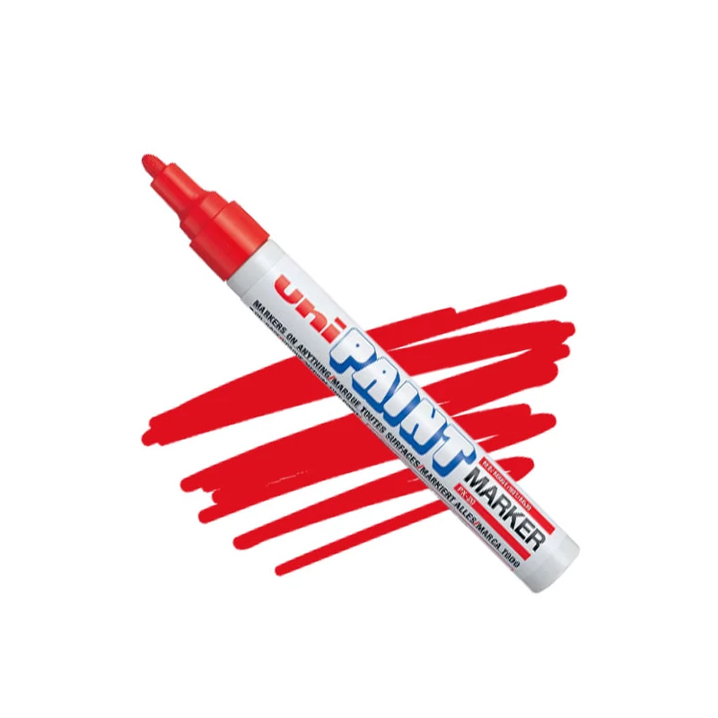 Lakový popisovač na olejovej báze UNI Paint PX-20 - červený, 2,2-2,8 mm
