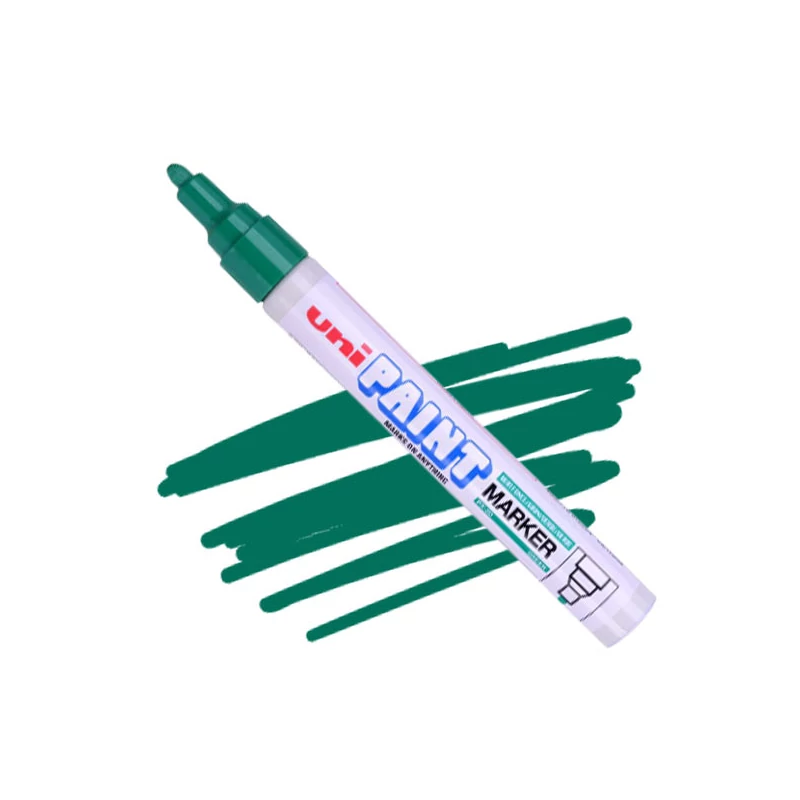 Lakový popisovač na olejovej báze UNI Paint PX-20 - zelený, 2,2-2,8 mm